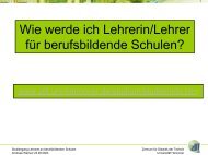 Wie werde ich Lehrerin/Lehrer fÃƒÂ¼r berufsbildende Schulen?