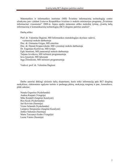 A T A S K A I T A - Å vietimo informaciniÅ³ technologijÅ³ centras ...