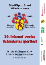 . Internationale indertensportfe - Behindertensportfest