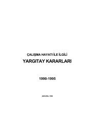 1990-1995 yargıtay kararları