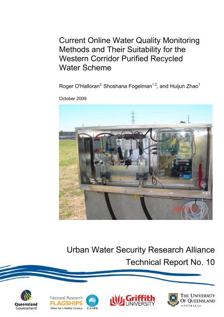 Current online water quality monitoring methods and their suitability ...