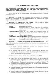 CITY ORDINANCE NO. 09, s-1999 - Tagum City