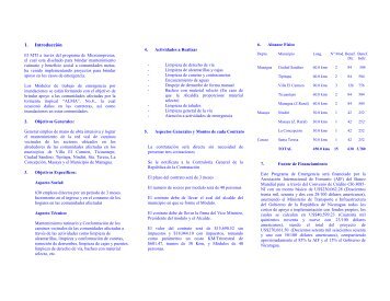 Programa de Mantenimiento Rutinario por Microempresas - Zietlow