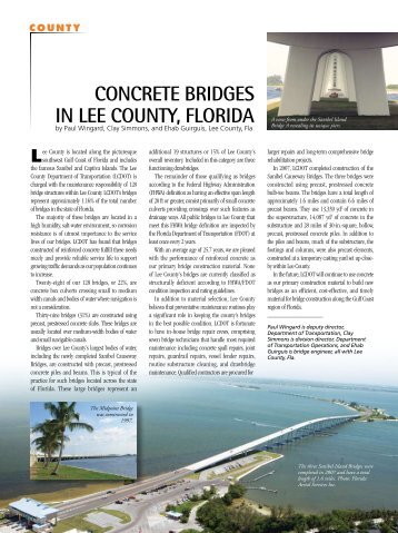 Lee County, Florida - Aspire - The Concrete Bridge Magazine