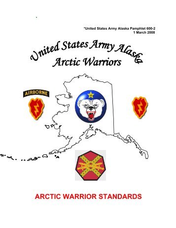 ARCTIC WARRIOR STANDARDS - Usarak - U.S. Army