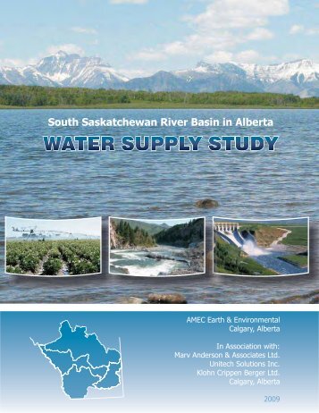 South Saskatchewan River Basin in Alberta Water Supply Study