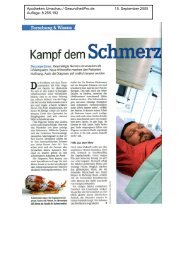 Apotheken Umschau / GesundheitPro.de 15. September 2005 ...