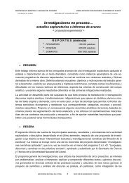Seminario I_investigaciones en proceso.pdf - Facultad de ...
