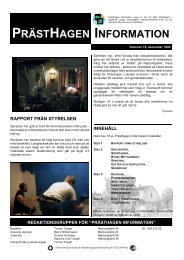 PrÃ¤sthagen Information nr 18 - BRF PrÃ¤sthagen