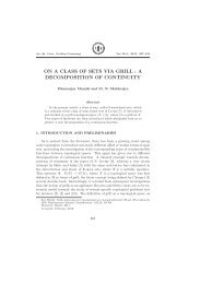 on a class of sets via grill : a decomposition of continuity