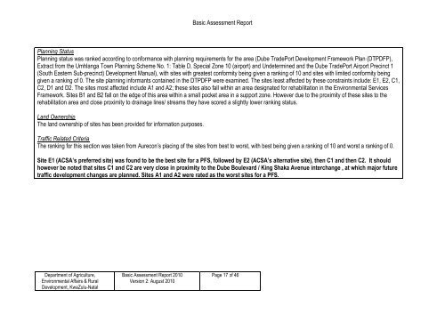 Basic Assessment Report - SRK