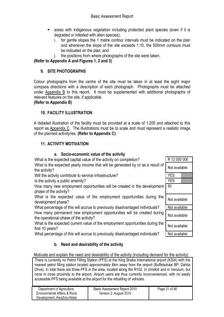 Basic Assessment Report - SRK