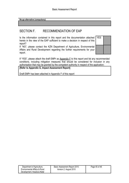 Basic Assessment Report - SRK