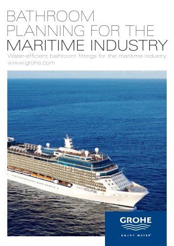 BATHROOM PlAnning FOR THe maritime industry - GROHE