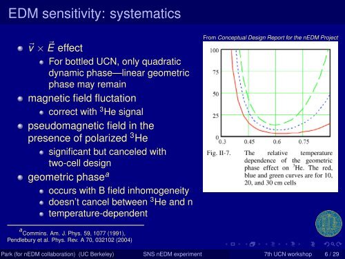 The SNS neutron EDM experiment - 8th International UCN ...