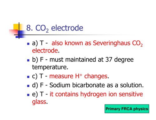 Primary FRCA Physics 21st January 2011 - Mededcoventry.com