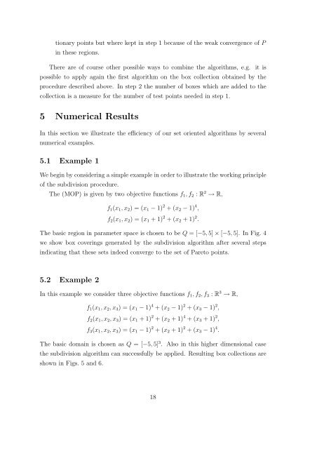 Covering Pareto Sets by Multilevel Subdivision Techniques