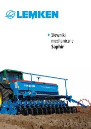 Siewniki mechaniczne Saphir - Lemken