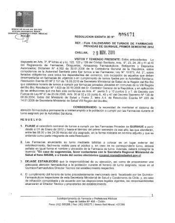 31% RESOLUCION EXENTA 20 No n -' 8 Ã­ 71 - SEREMI de Salud ...