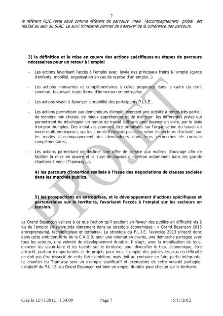 cahier des charges - Grand BesanÃ§on