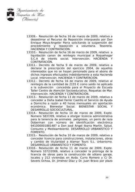 ACTA Nº 38/08 - Ayuntamiento de Roquetas de Mar