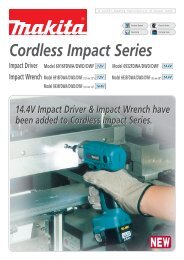 Cordless Impact Series - Makita