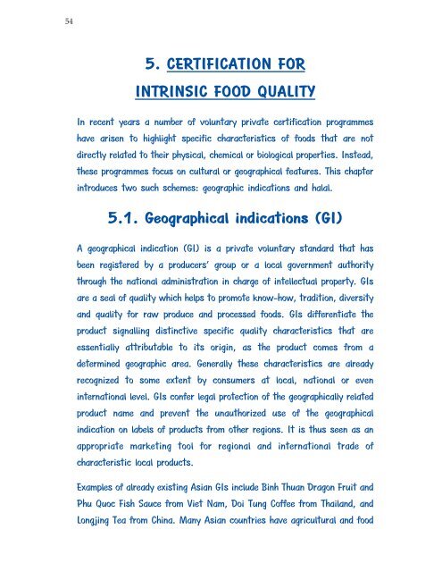 Information on voluntary Certification - Foodcert India