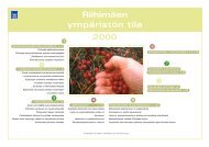 RiihimÃ¤en ympÃ¤ristÃ¶n tila 2000 - RiihimÃ¤ki