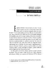 Carlos Illescas y su mester de amor / JosÃ© Francisco Conde Ortega