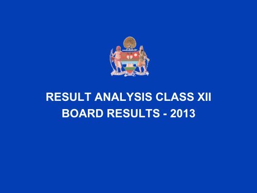 RESULT ANALYSIS CLASS XII BOARD RESULTS ... - Mayo College