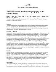 3D Computerized Rotational Angiography of the ... - For Members