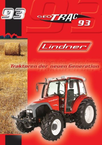 Produktdatenblatt Geotrac 93 - Lindner Traktoren