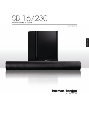 Owners Manual - SB 16 (Dutch) - Harman Kardon