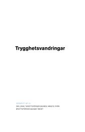 Trygghetsvandringar - BrottsfÃ¶rebyggande rÃ¥det