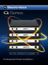 Q Series Brochure - Electro-Voice