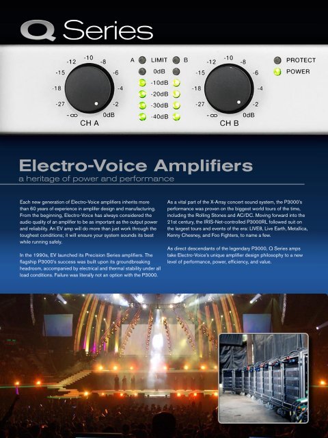 Q Series Brochure - Electro-Voice