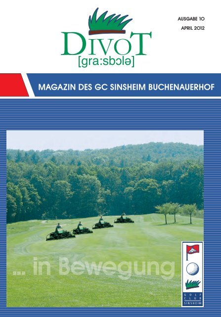 als PDF downloaden - Golfclub Sinsheim