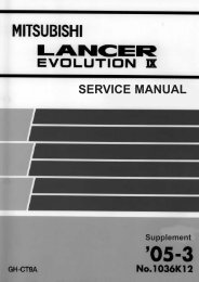 2003 mitsubishi lancer evolution viii service manual - LIL EVO