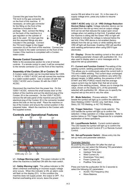 invertec v205-t ac/dc & v305-t ac/dc - Lincoln Electric - documentations