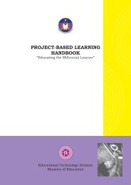 Project Based Learning Handbook