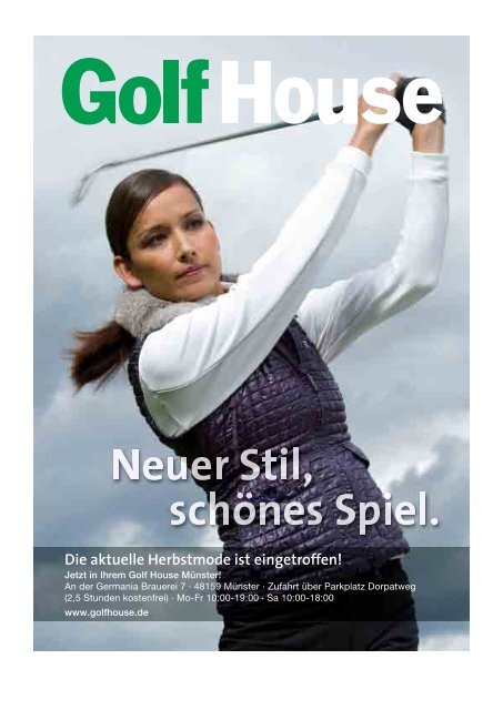 Golf Tennis - Smash - Ihr Partner für Golf und Tennis im Münsterland
