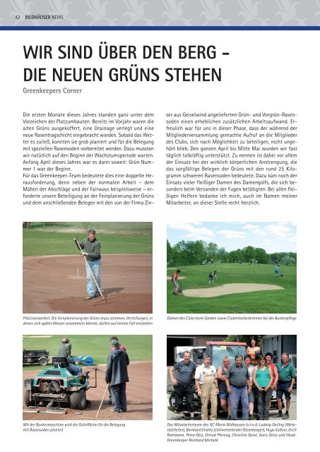 SCHAFT DER HERREN - Golfclub Maria Bildhausen