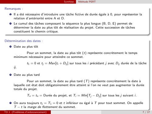 TD 1 - UniversitÃ© du Maine