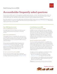 Wells Fargo HSA - FAQ's - Teradyne