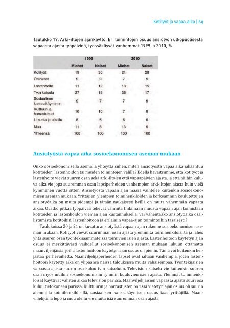 YhteistÃ¤ aikaa etsimÃ¤ssÃ¤. Lapsiperheiden ajankÃ¤yttÃ¶ ... - VÃ¤estÃ¶liitto