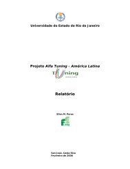 O projeto Alfa Tuning Amrica Latina procura 