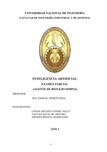 INTELIGENCIA ARTIFICIAL 2008-I - Wiphala.net