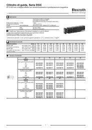 Cilindro di guida, Serie DGC - Bosch Rexroth