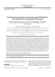 Environmental connections of novel avian-origin H7N9 influenza ...