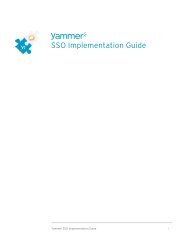 Yammer Admin Guide Yammer Success Center